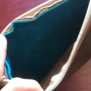 Bags - Reversible acid wash cowhide fringe clutch Bags - Reversible acid wash cowhide fringe clutch